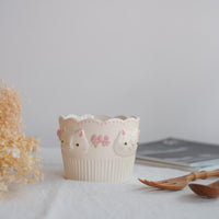Sugar Poppo Straight Mug - White Cat SP29