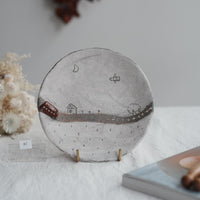 Akemi Suzuki 鈴木明美 - Road Collection Red Car 15cm Plate AS18