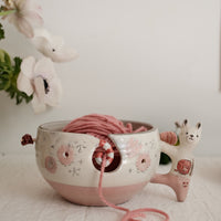 Tsubouchi Mayumi 坪内真弓 Yarn Bowl MT16 - Pink