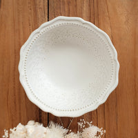 Mashiko Ware White Lace Collection