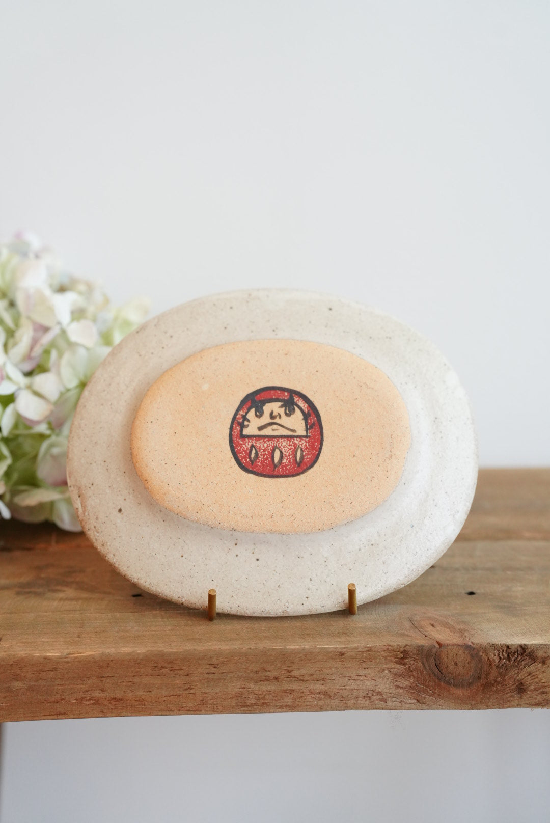 Tomotaro 岡村友太郎 - Daruma Oval Plate