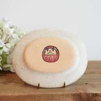 Tomotaro 岡村友太郎 - Daruma Oval Plate