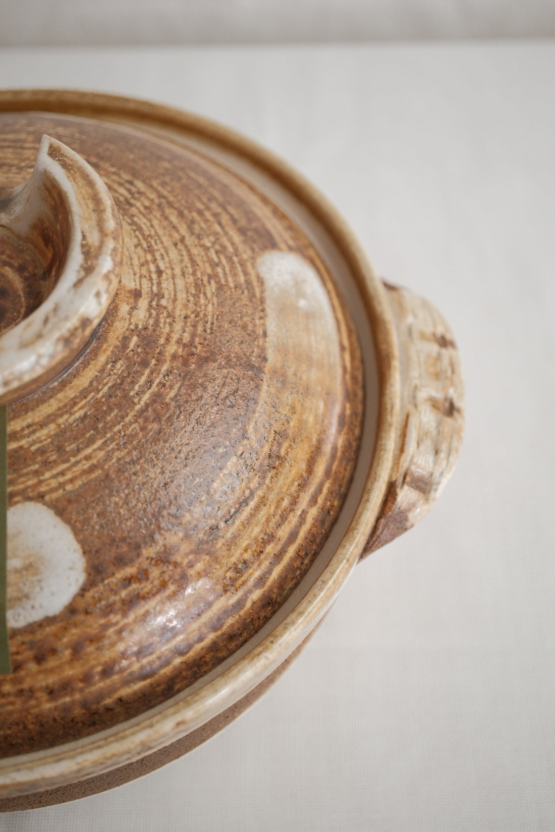 Donabe Banko Ware No.7 Brown Clay Pot