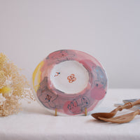 Hamasaka Naoko 浜坂尚子  Hand Painted Saucer - HN01 #3