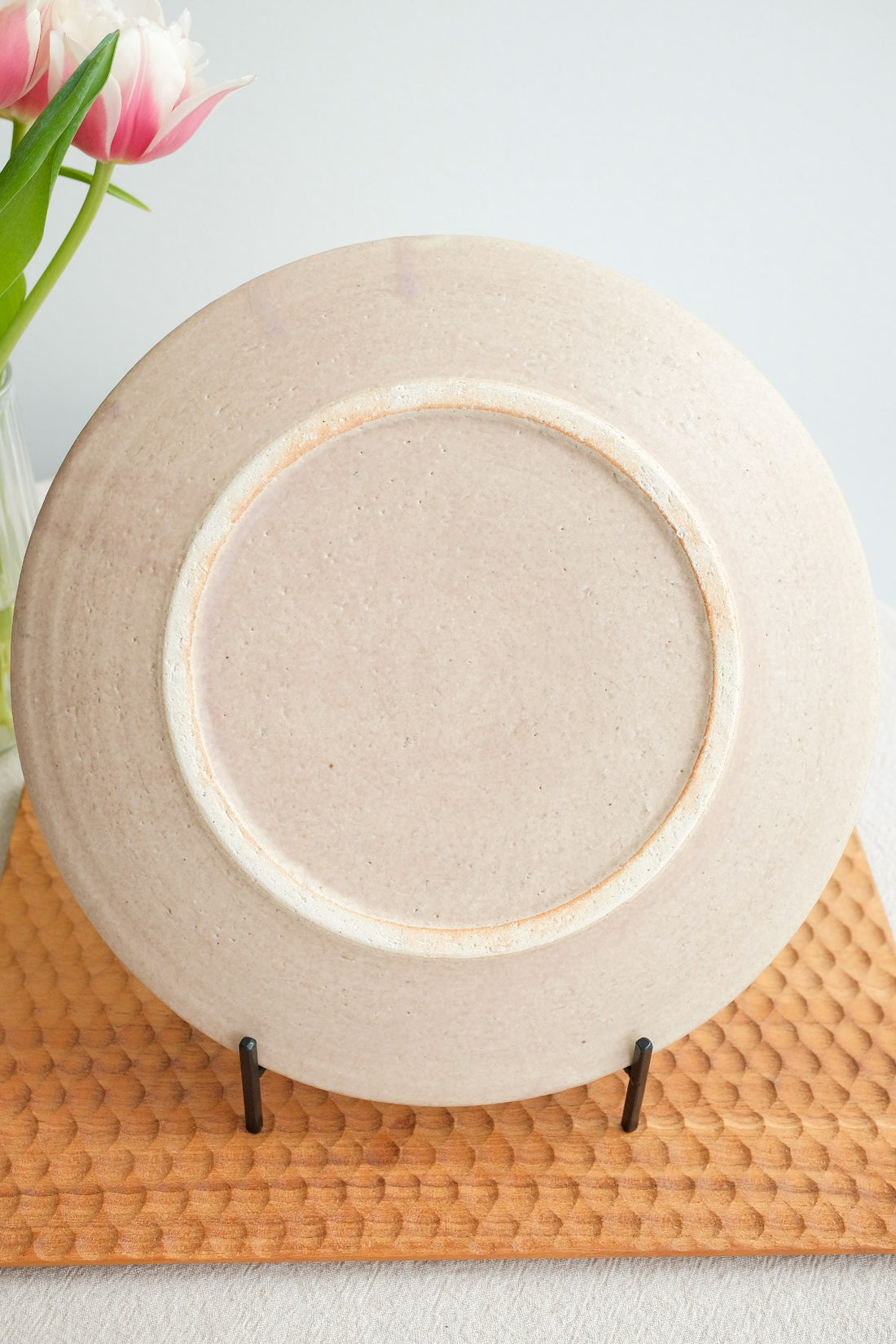 Makiko Okizawa 冲澤真纪子- 24cm Flower Ring Plate MA06