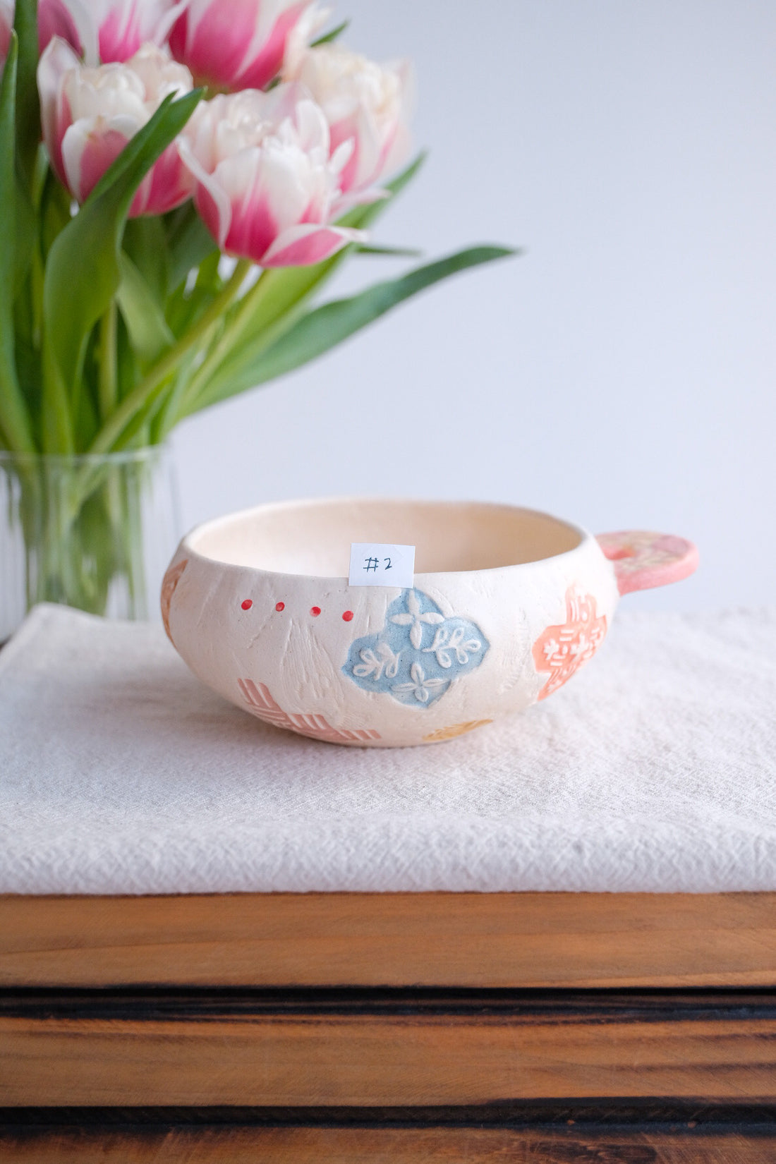 Hacorie 石丸和美 Bowl with Handle - Stamp HC20