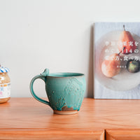 Satomi Motohashi 本橋里美 Bird Mug - Blue SM10