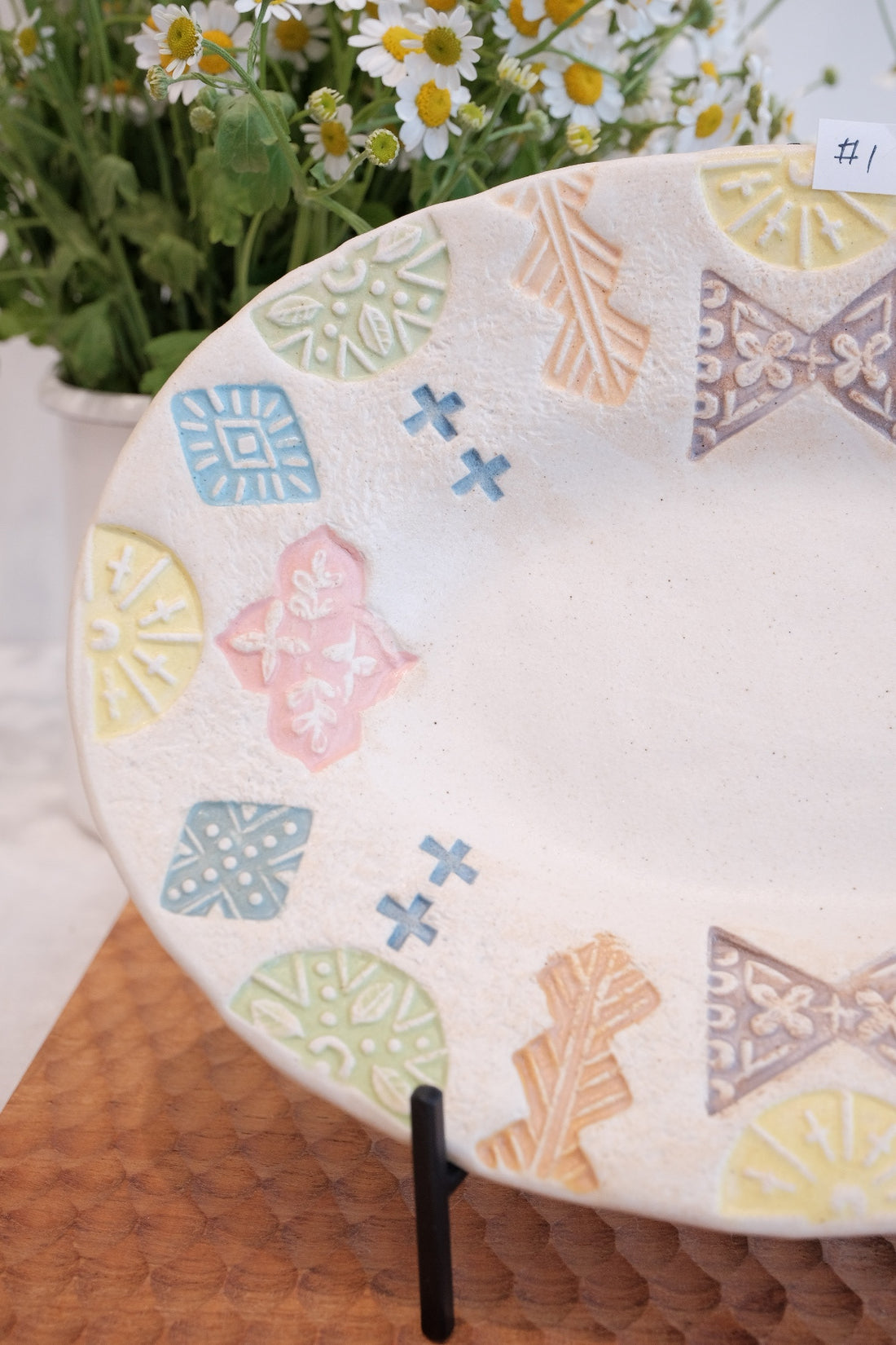 Hacorie 石丸和美 Oval Plate - Stamp HC13