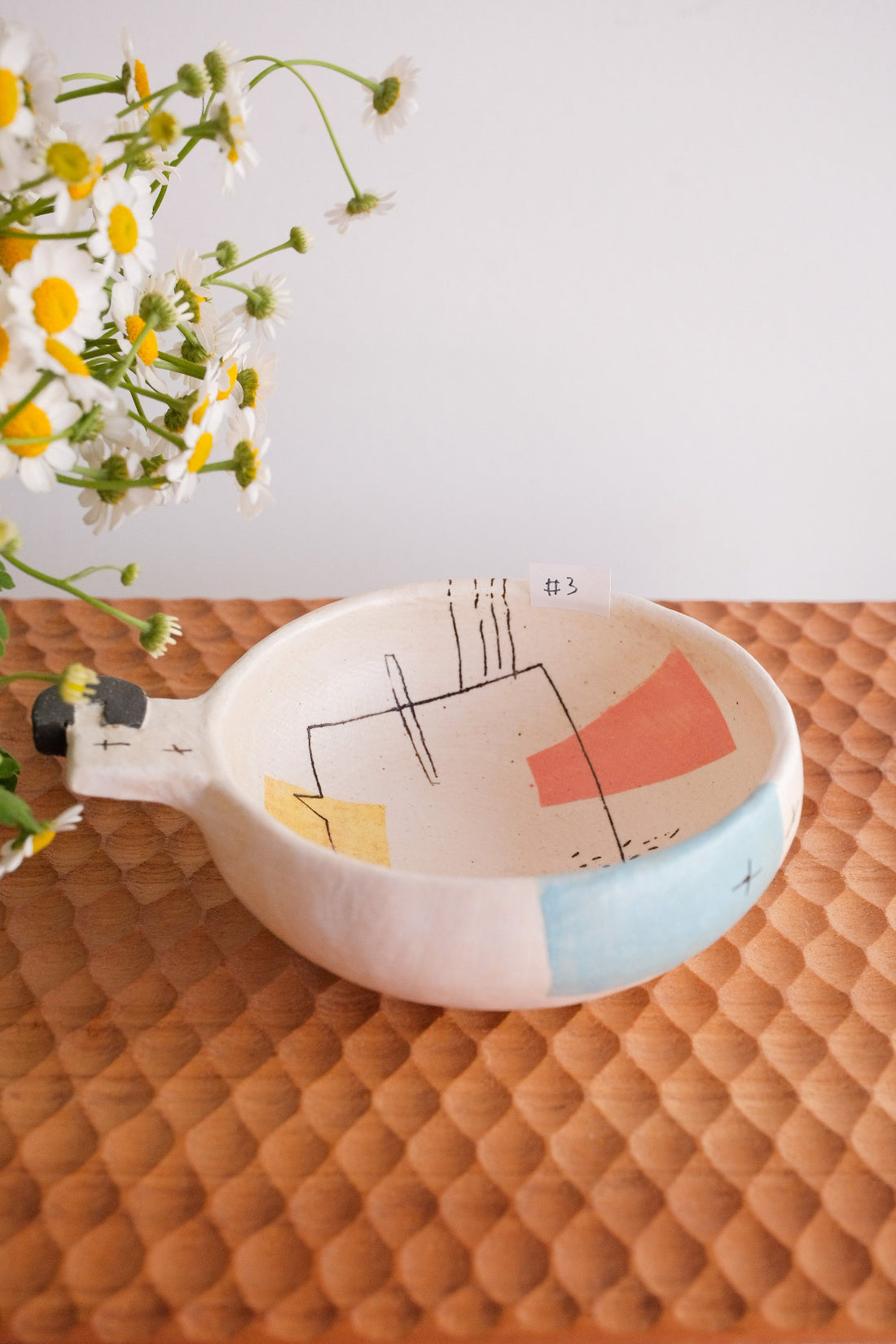 Hacorie 石丸和美 Bowl With Handle - Geometry HC05