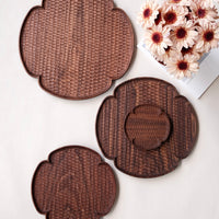Kazunori Takatsuka 高塚和則 Walnut Wood Coaster KU02