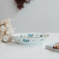 TATA Pottery Studio 田中大輝 & 田边桂- Porcelain Oval Bowl - Medium TP09 #1