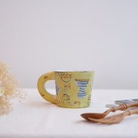 Hamasaka Naoko 浜坂尚子  Hand Painted Mug - HN02 #4