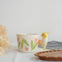 Sugar Poppo Tulip Mug (with Parrot Handle)  SP12