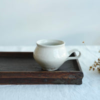 Hirokazu Furutani 古谷浩一 - White Tetsuzan Round Mug HF29