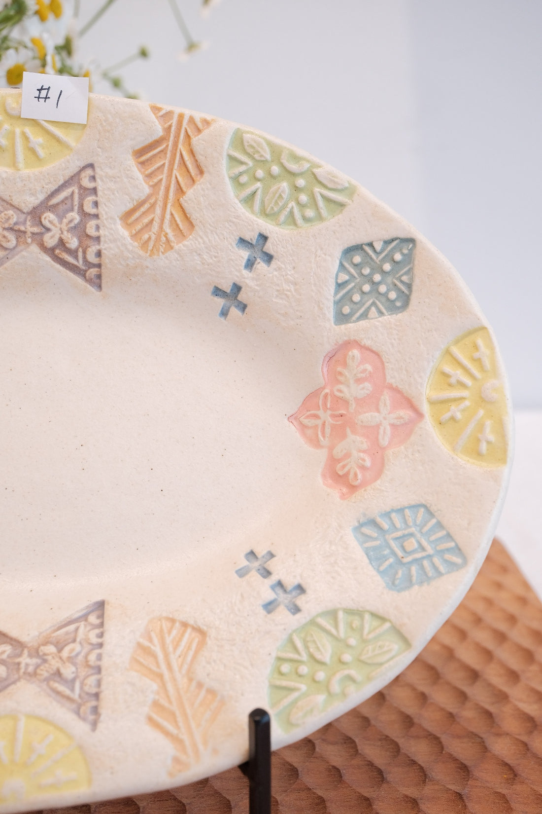 Hacorie 石丸和美 Oval Plate - Stamp HC13