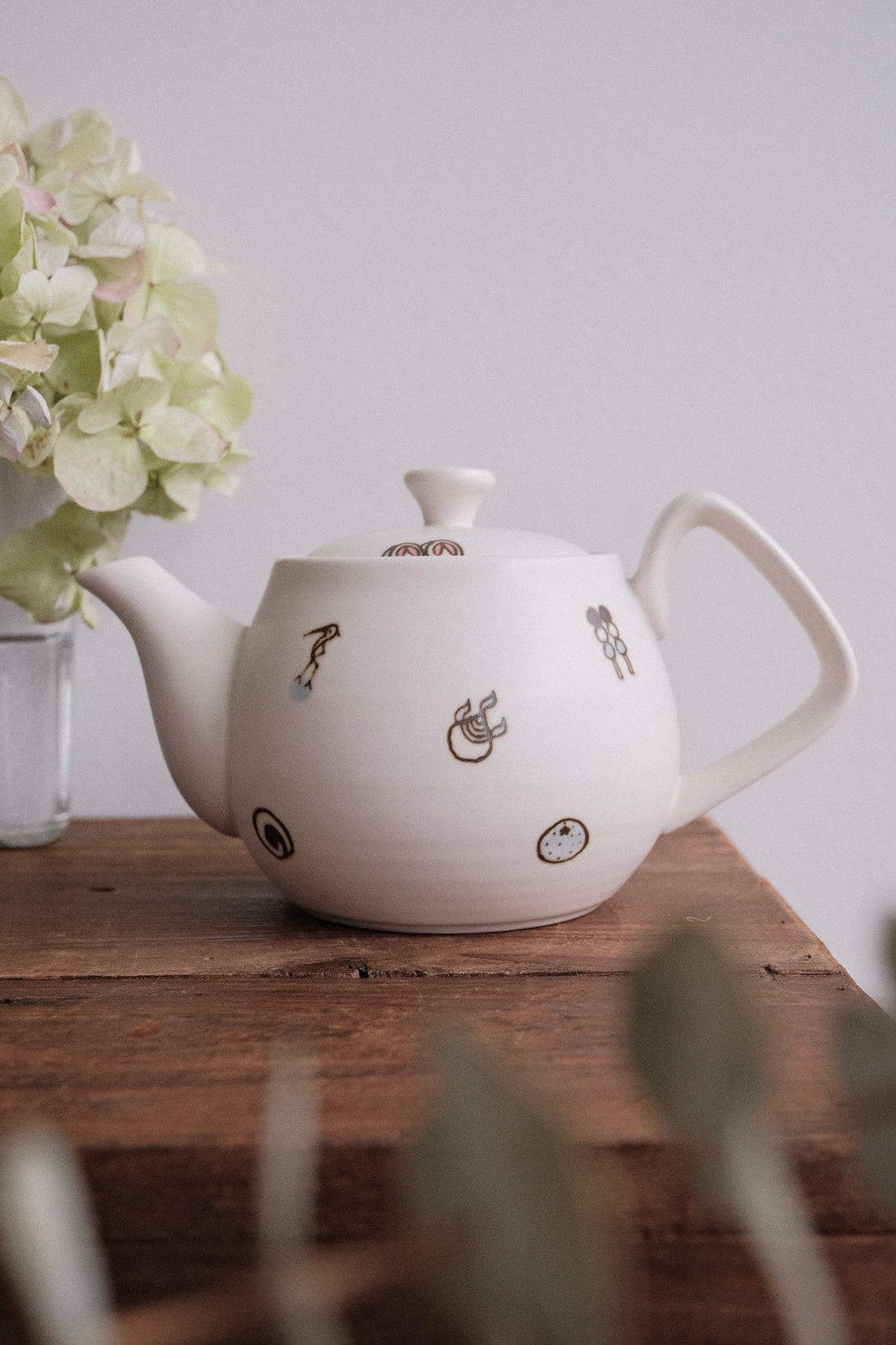 Tobe-ware Mochi Collection Teapot & Teacup