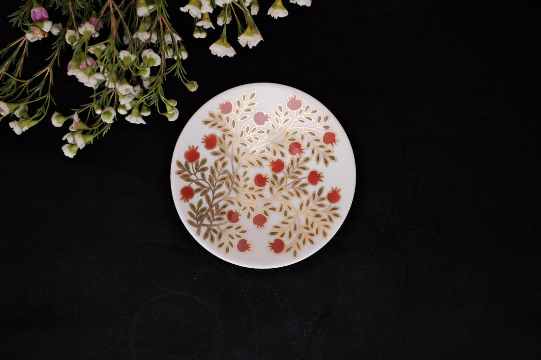 Natsumi Iino 飯野夏實 Saucer - Pomegranate NI003