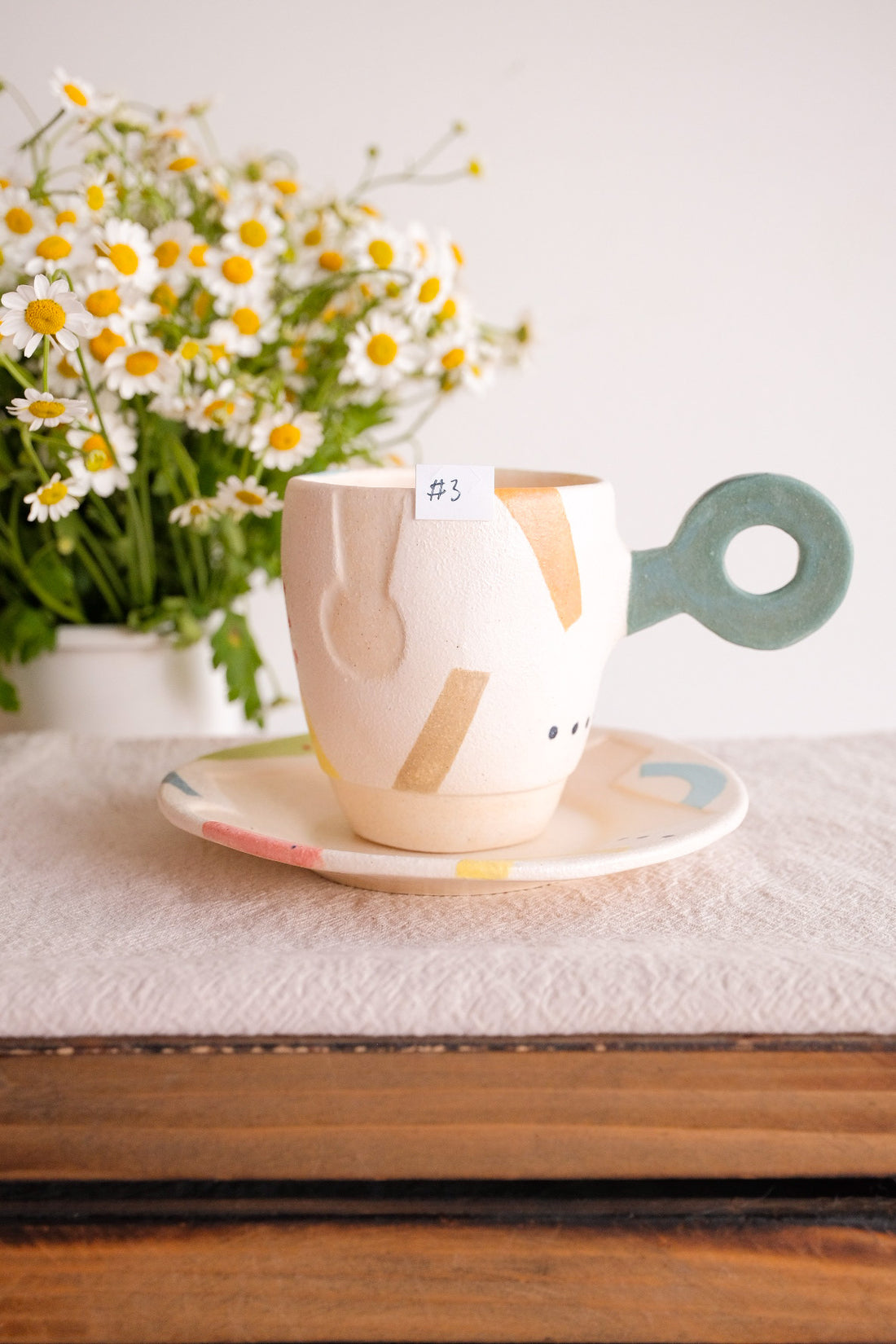 Hacorie 石丸和美 Mug with Saucer Set - Geometry HC11