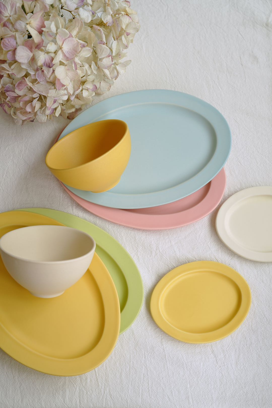 SAKUZAN Sara Gift H Set (4 Medium Oval Plates)