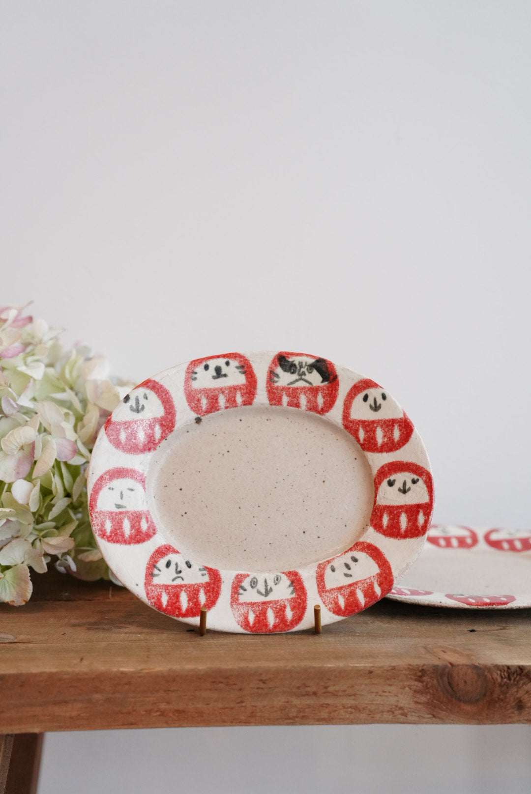 Tomotaro 岡村友太郎 - Daruma Oval Plate