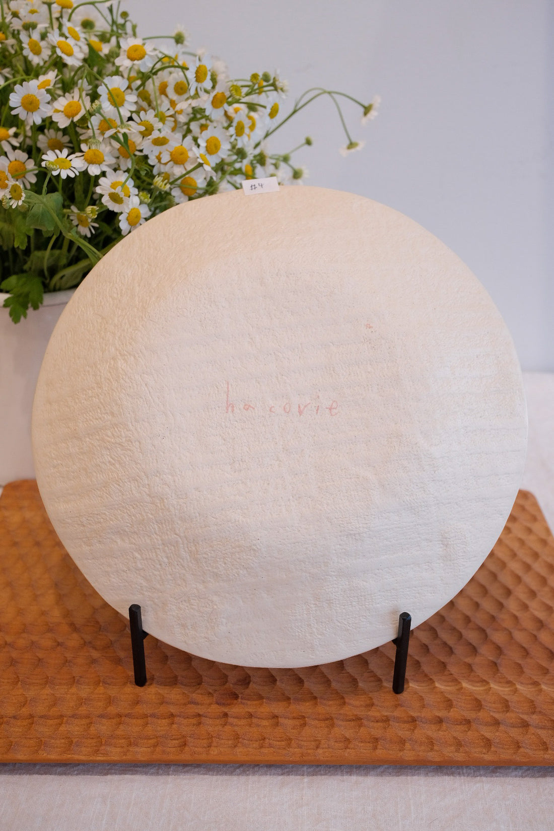 Hacorie 石丸和美 Round Plate - Stamp HC15