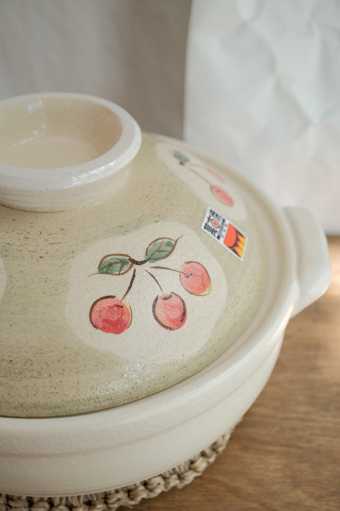 Donabe Banko Ware No.8 Cherry Clay Pot
