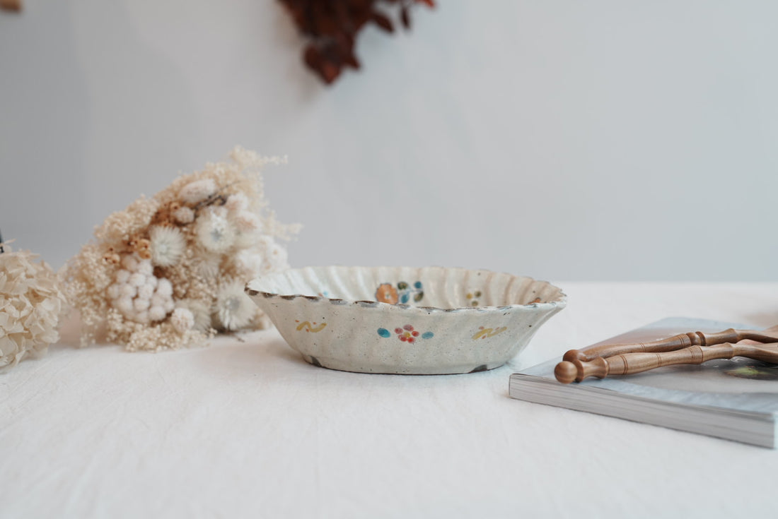 TATA Pottery Studio 田中大輝 & 田边桂- Slip Oval Bowl TP10 #1