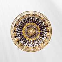 Kagami Crystal - Whiskey Glass, Edo Kiriko Kasaneirome “Hana Kagami” By Satoshi Nabetani, Master of traditional crafts