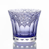 Kagami Crystal - Whiskey Glass, Edo Kiriko “Yume-iro” Purple