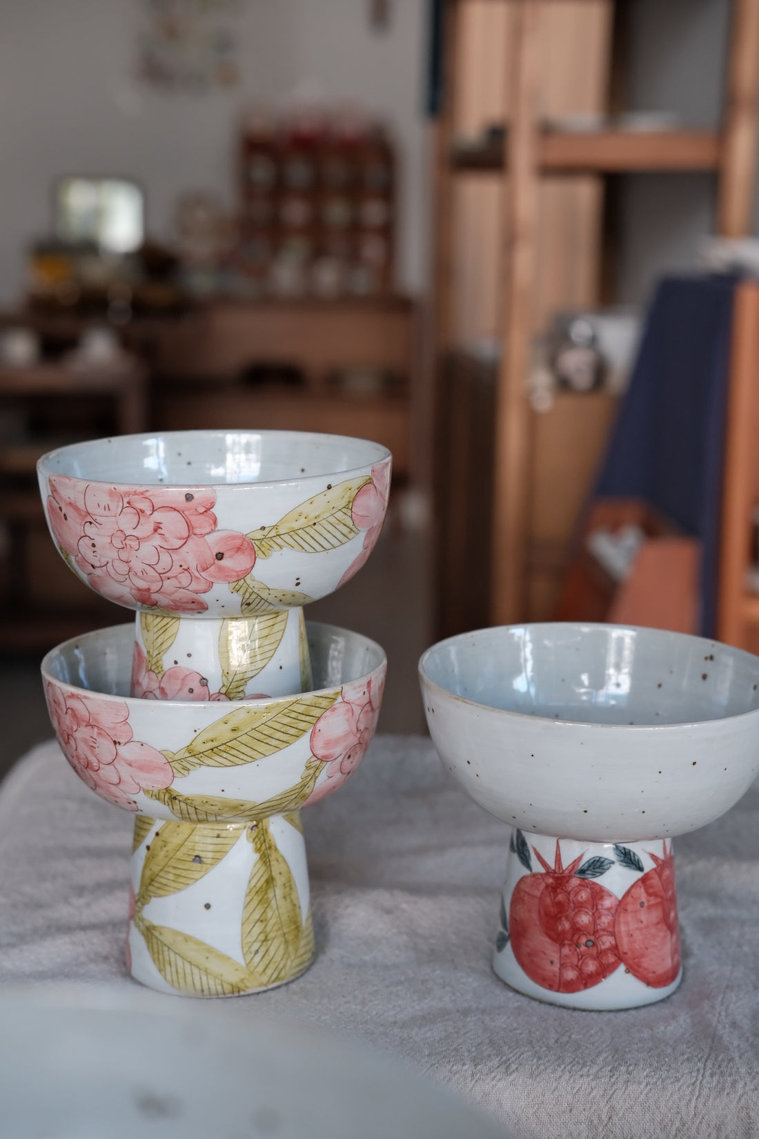 Cool Banana Hand Craft Pedestal Bowl