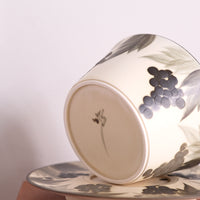 SiShuang Green Grape Coffee Cup & Saucer Collection