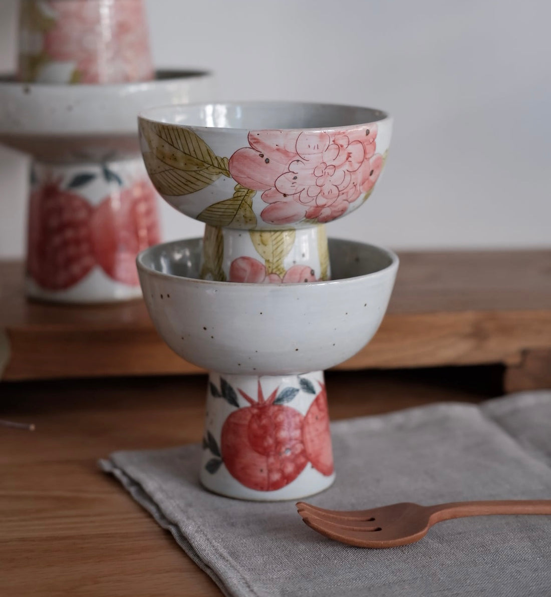 Cool Banana Hand Craft Pedestal Bowl