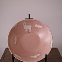 Shibata Ayami Ceramic Shallow Round Bowl