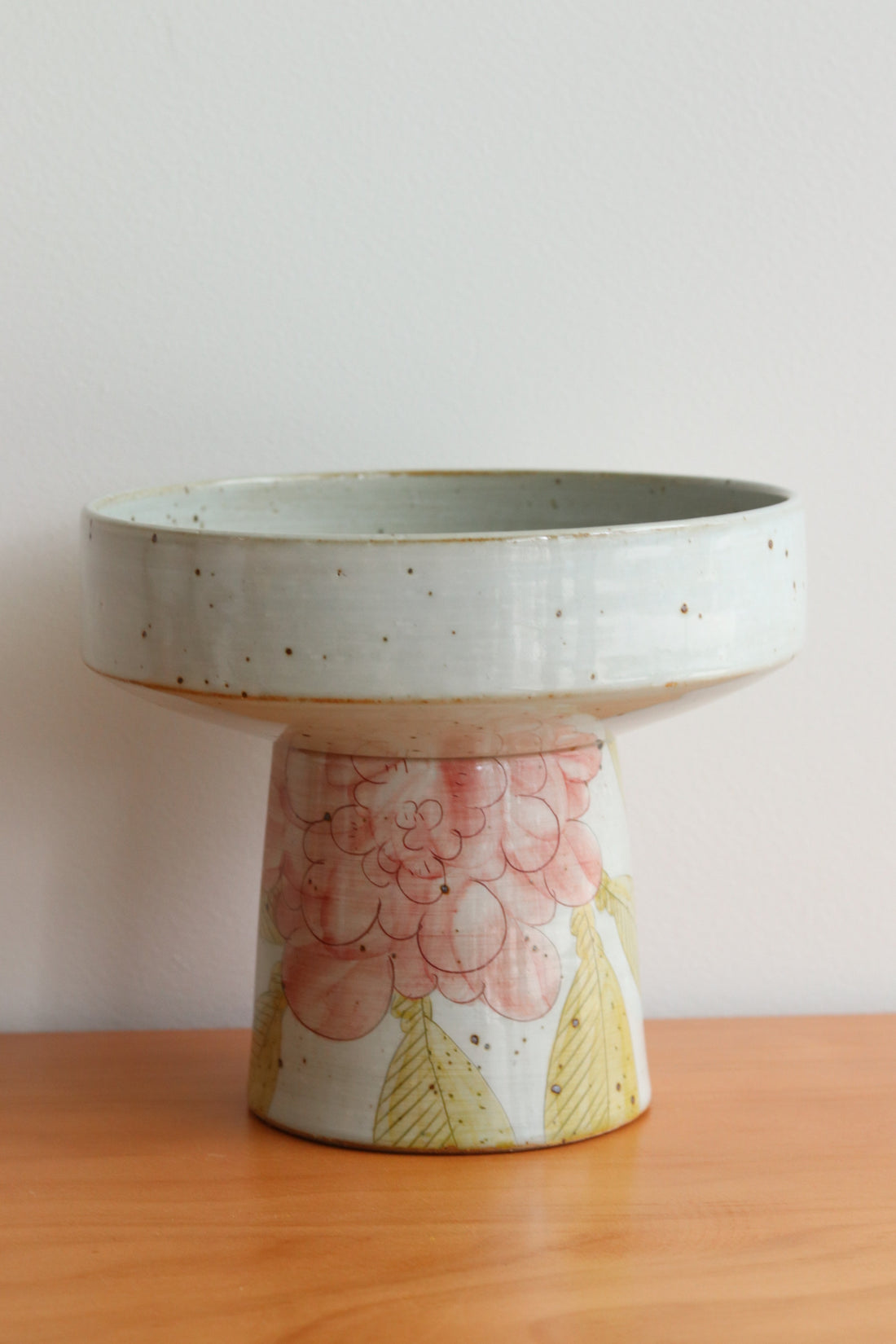 Cool Banana Hand Craft Pedestal Plate