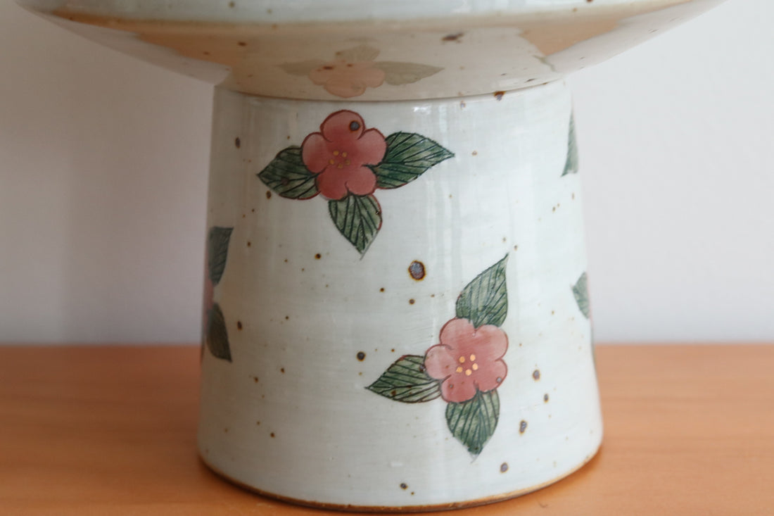 Cool Banana Hand Craft Pedestal Plate FQC13