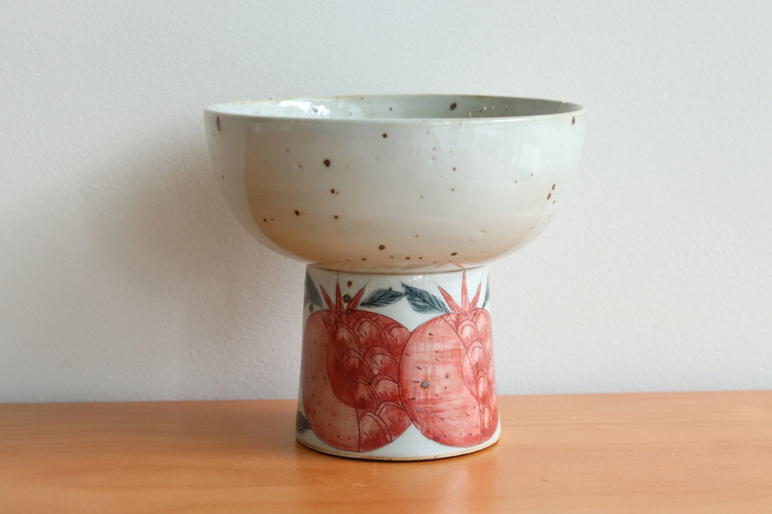 Cool Banana Hand Craft Pedestal Bowl