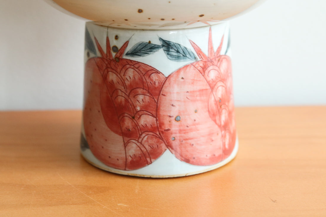 Cool Banana Hand Craft Pedestal Bowl