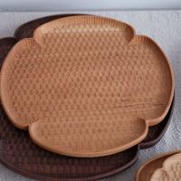 Kazunori Takatsuka 高塚和則 Flower Plate Cherry Wood Medium KU08