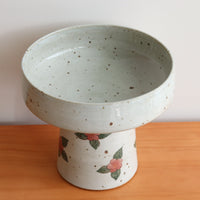 Cool Banana Hand Craft Pedestal Plate FQC13