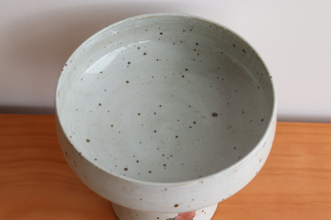 Cool Banana Hand Craft Pedestal Plate FQC13