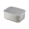 Japan Tsubame Shimomura Stainless Container Deep Rectangular Tray with Lid (Medium)