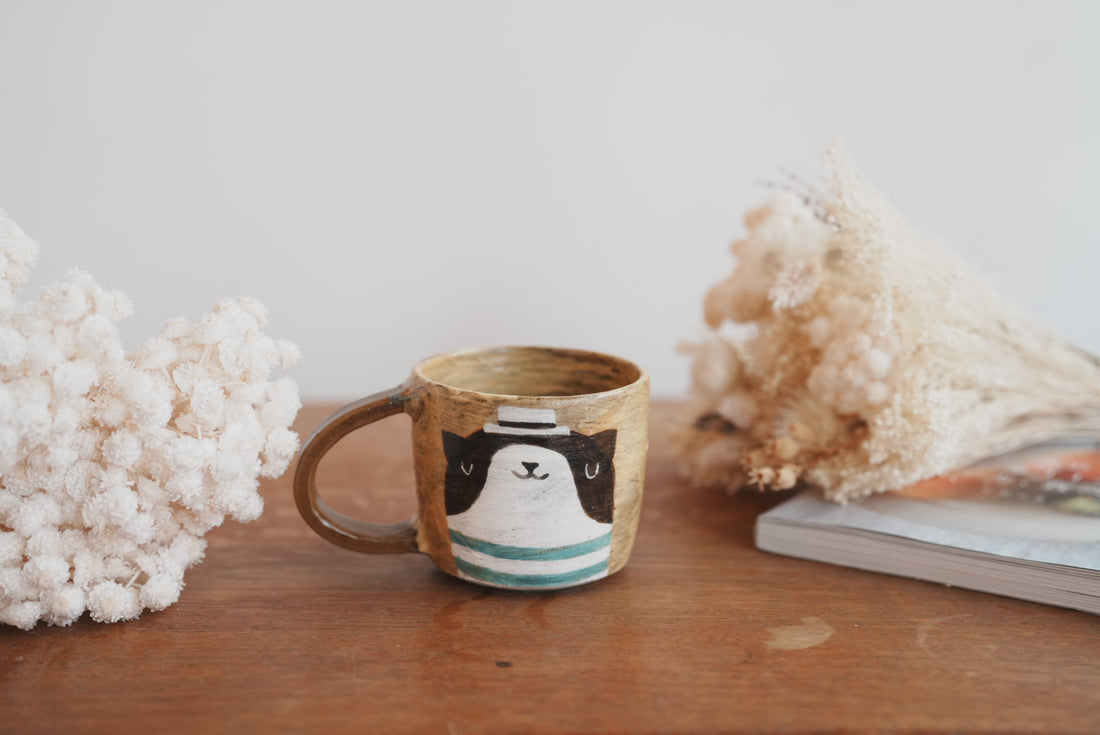 Fumiko Tsuchihashi 土橋文子 - Animal Mug FT02 #4