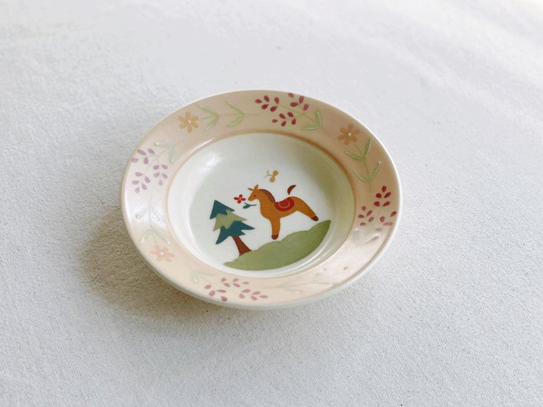 Buncho Pottery 5寸/horse rim bowl