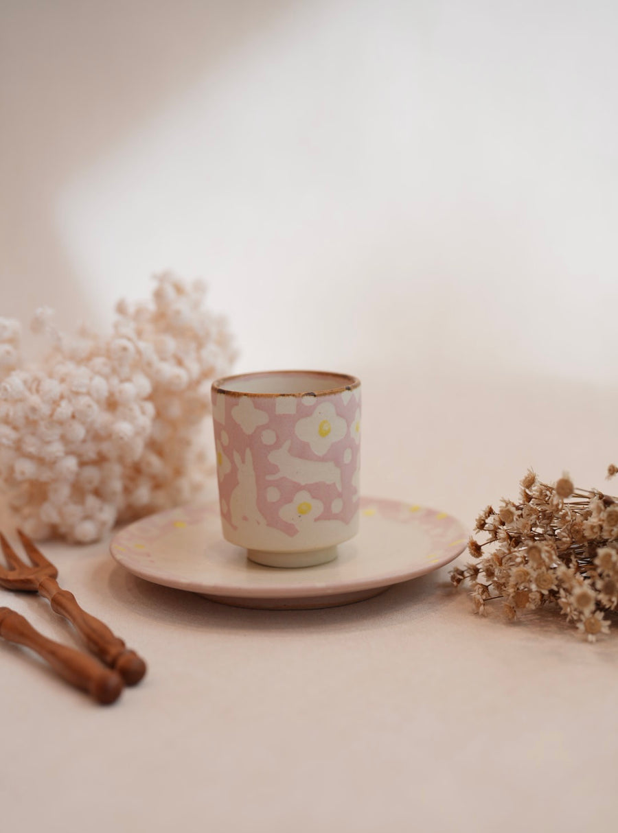 Makiko Sato 佐藤牧子- Pink Mixed Pattern Free Cup MS16