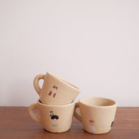 Aya Watanuki 綿貫彩 Mug - Small (Yellow Cat)