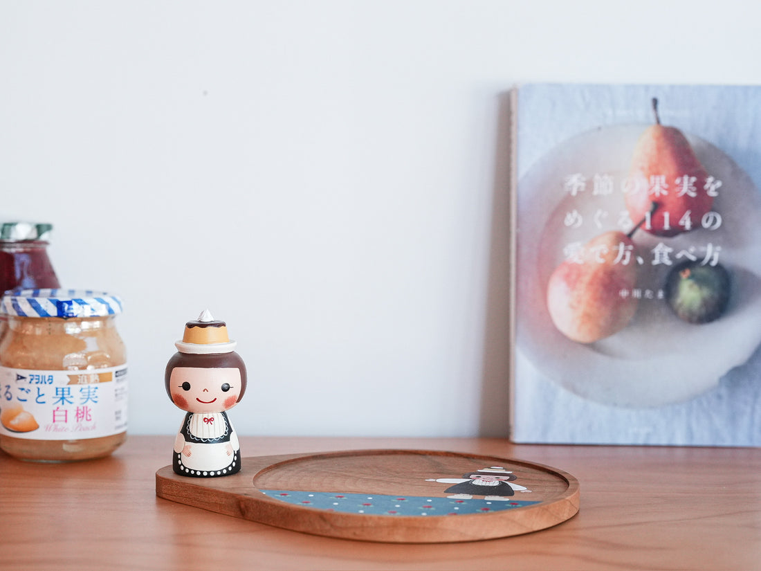 Kiezakka 木繪雜貨 Coffee Plate - Pudding KZ06