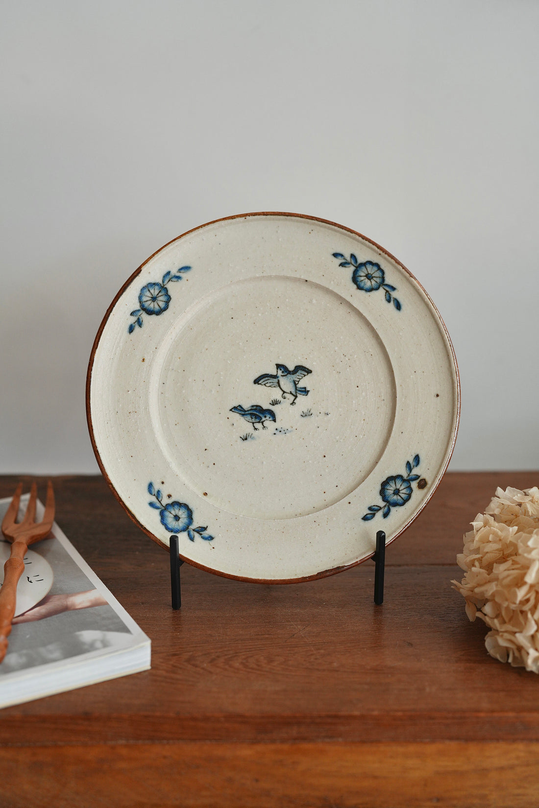 Shinko Nakanishi 中西申幸 Bird Large Plate SN12