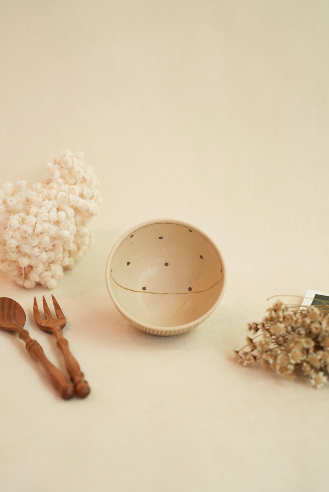 Chiho Yoshida 穗屋工房- Rice Bowl - Line & Stars CY05