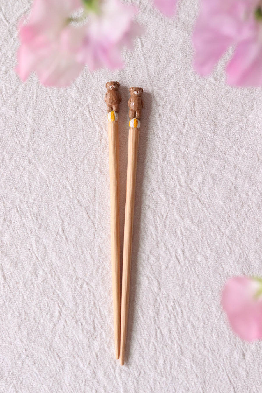 Ayataro Chopsticks - Bear with Ball - aya05