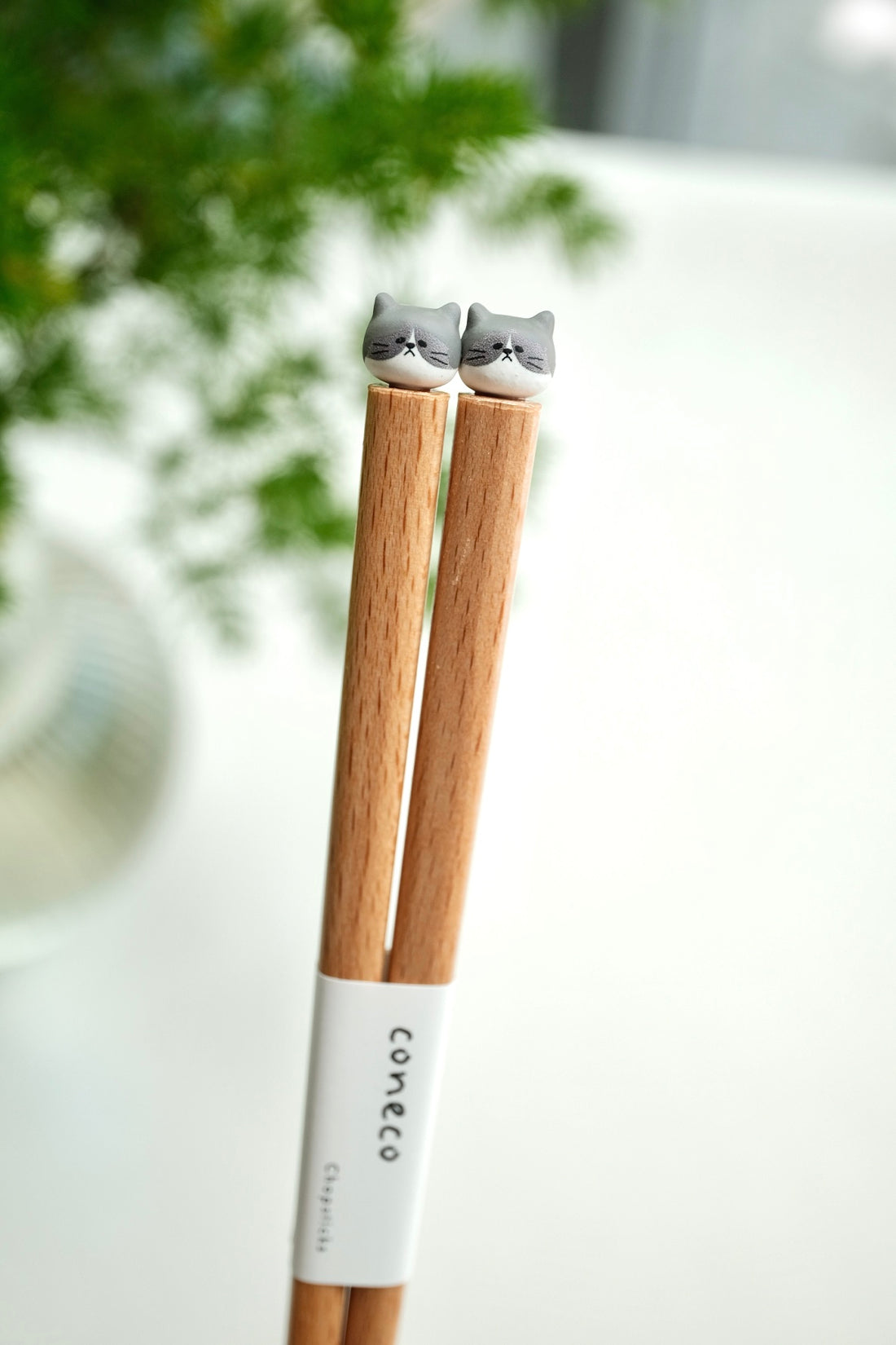 Japanese Coneco Natural Wood Chopstick and Chopstick Rest